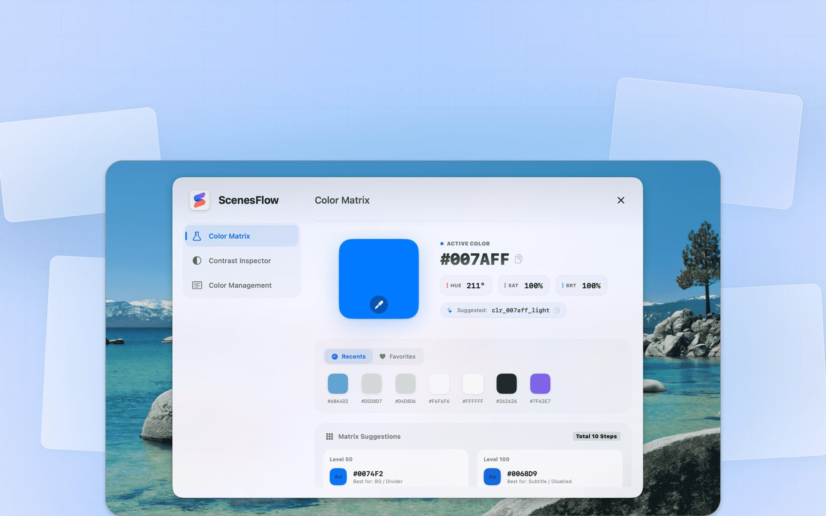 Color Matrix Generation