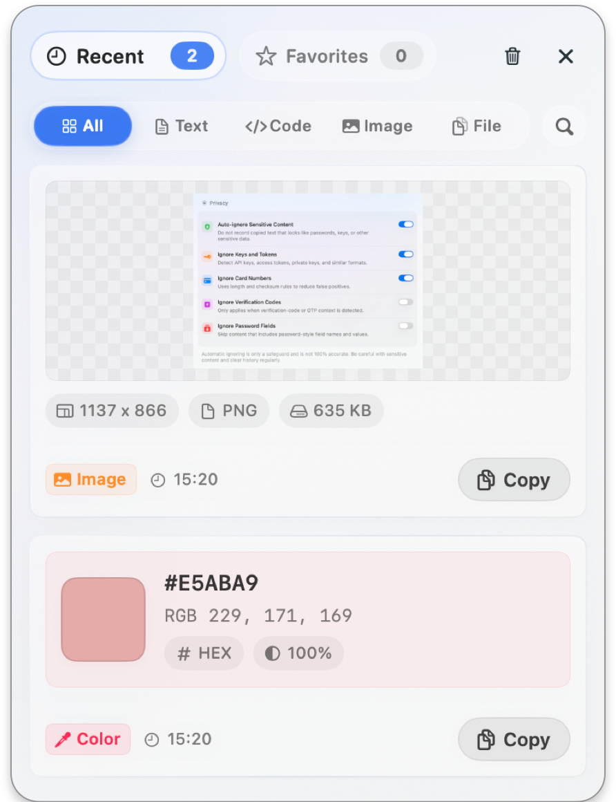 Weeko Clip: Make copied content easier to use again.